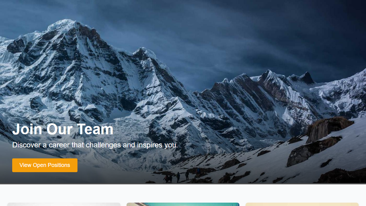 Recruitment Landing Page