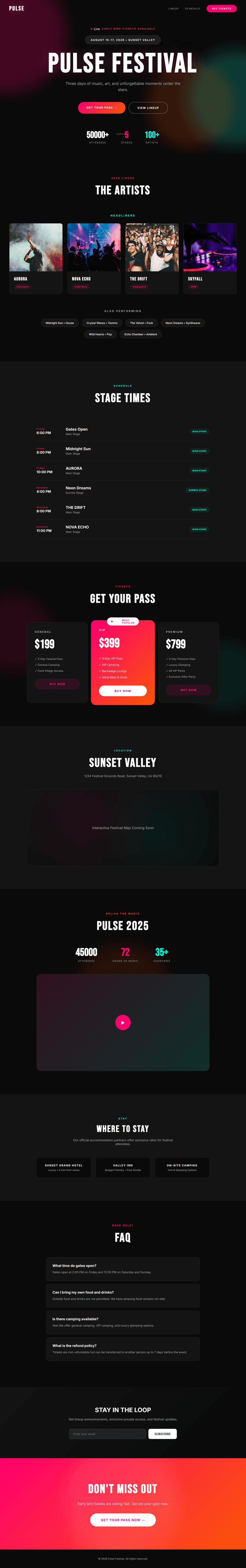 Concert & Music Festival